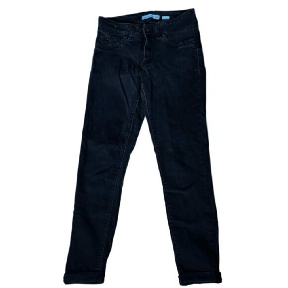 YMI WannaBettaButt Black Cropped Ankle Denim Jeans